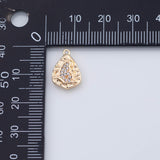18K Gold PVD Butterfly Charm Freem 10x14mm Charm Pendant Charms - Tarnish Resistant