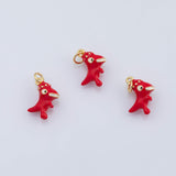 18K Gold PVD Dinosaur charm - Tarnish Resistant