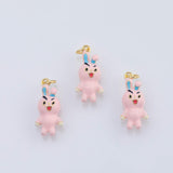18K Gold PVD Angry Rabbit charm - Tarnish Resistant