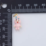 18K Gold PVD Angry Rabbit charm - Tarnish Resistant