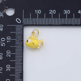 18K Gold PVD Fish charm - Tarnish Resistant