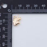 18K Gold PVD Unicorn charm - Tarnish Resistant