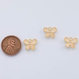 18K Gold PVD Butterfly charm - Tarnish Resistant