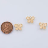 18K Gold PVD Butterfly charm - Tarnish Resistant