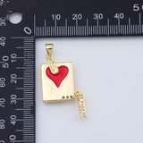 18K Gold PVD Mama charm - Tarnish Resistant