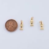 18K Gold PVD Fish charm - Tarnish Resistant