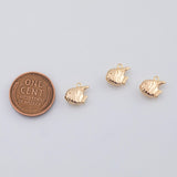 18K Gold pvd Angel Fish charm - Tarnish Resistant