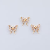 18K Gold PVD 14K Butterfly Charm 15x16mm Charms Pendant Charms - Tarnish Resistant