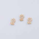 18K Gold PVD Cat Kitty Charm Kitten 12x8mm - Tarnish Resistant