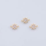 18K Gold PVD Star connector charm - Tarnish Resistant