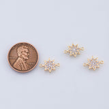 18K Gold PVD Star connector charm - Tarnish Resistant