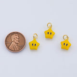 18K Gold PVD Star charm - Tarnish Resistant