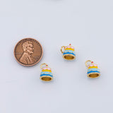 18K Gold PVD Cake charm - Tarnish Resistant