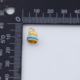 18K Gold PVD Cake charm - Tarnish Resistant