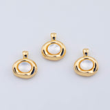 18K Gold PVD Pearl charm - Tarnish Resistant