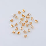 18K Gold PVD 18K Gold PVD 10pc Earring Backs - Tarnish Resistant