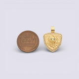 Lion Charm 18K Gold PVD Ion Plated Tarnish Resistant