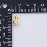 18K Gold PVD Cat charm Charms - Tarnish Resistant