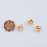 18K Gold PVD Rose Flower charm - Tarnish Resistant
