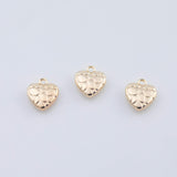 18K Gold PVD Heart charm - Tarnish Resistant