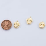 18K Gold PVD Dog Paw charm - Tarnish Resistant