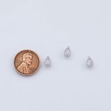 18K Gold PVD teardrop charm - Tarnish Resistant
