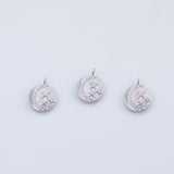 18K Gold PVD Moon charm - Tarnish Resistant