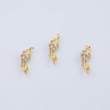 18K Gold PVD Fish Gold Fish charm - Tarnish Resistant