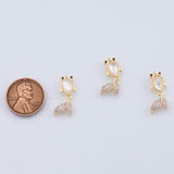 18K Gold PVD Fish Koi Gold Fish charm - Tarnish Resistant
