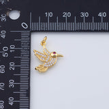 18K Gold PVD Bird charm - Tarnish Resistant