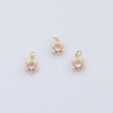 18K Gold PVD Snowflake charm - Tarnish Resistant