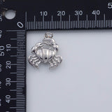 18K Gold PVD Crab charm 20x21mm beach ocean charms pendant charms - Tarnish Resistant
