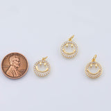 18K Gold PVD Smile Face charm - Tarnish Resistant