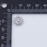 18K Gold PVD flower charm - Tarnish Resistant