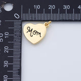 18K Gold PVD Mom charm - Tarnish Resistant