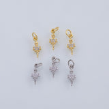 Gold PVD Plated Dancer Ballerina 8x20mm silver tarnish resistant