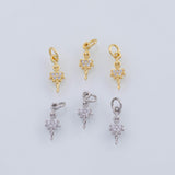 Gold PVD Plated Dancer Ballerina 8x20mm silver tarnish resistant