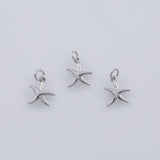 18K Gold PVD Starfish charm star fish 11mm pendant charms 22K - Tarnish Resistant