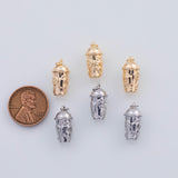 18K Gold PVD 22k Slushie Boba Drink Ice Tea Fruit Cup 8x17mm Pendant Charms - Tarnish Resistant