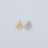 18K Gold PVD Tree of life charm 11x14mm 22k pendant charms - Tarnish Resistant