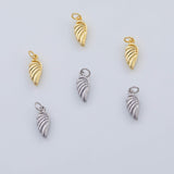 18K Gold PVD Wing Charm Angel Wings Charm 6x15mm 22k Charms Pendant Charms - Tarnish Resistant