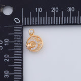 18K Gold PVD 22k Moon Star Charm Pendant Charms - Tarnish Resistant