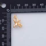 18K Gold PVD 22k Snake Charm Serpent 17x11mm Pendant Charms - Tarnish Resistant