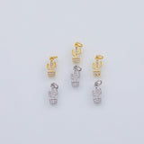 18K Gold PVD Cactus Western Texas charm pendant charms - Tarnish Resistant