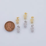 18K Gold PVD Cactus Western Texas charm pendant charms - Tarnish Resistant