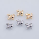 18K Gold PVD Dog charm - Tarnish Resistant