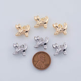 18K Gold PVD Dog charm - Tarnish Resistant