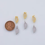 18K Gold PVD Angel Wings charm - Tarnish Resistant