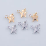 18K Gold PVD Leaf charm - Tarnish Resistant
