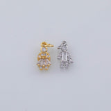 18K Gold PVD Girl charm - Tarnish Resistant